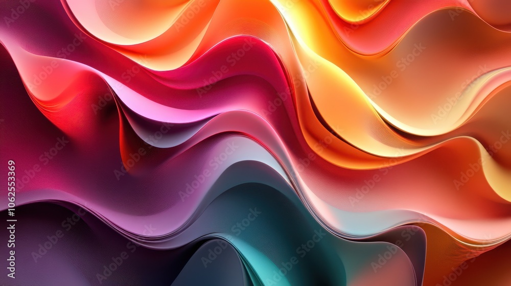 Obraz premium 3d abstract pattern background. generative ai