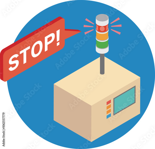 工場機械のチョコ停