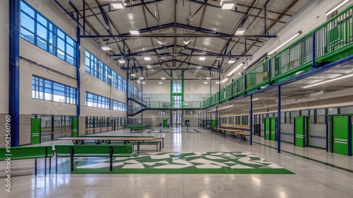 Modern Open Space in Educational Facility