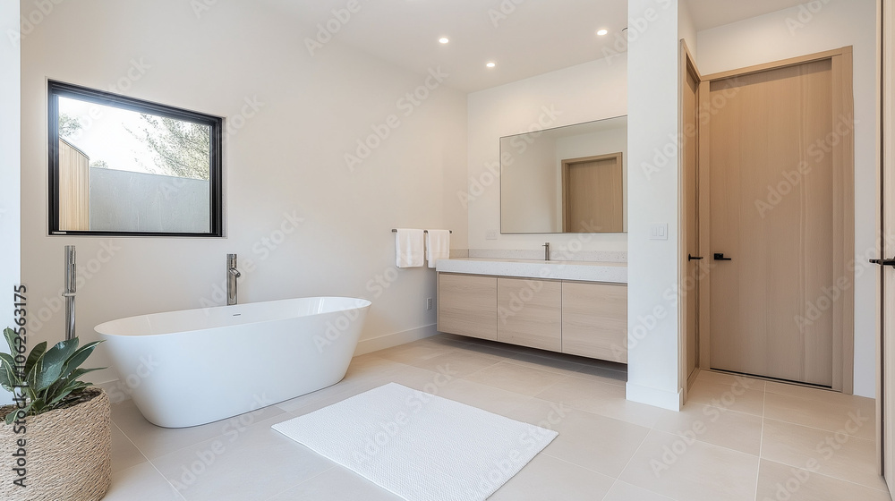 bathroom with island vanity in micro cement effect. bathroom with island vanity in micro cement effect.
