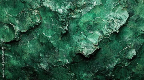 A Detailed Texture of a Deep Green Rock Surface photo