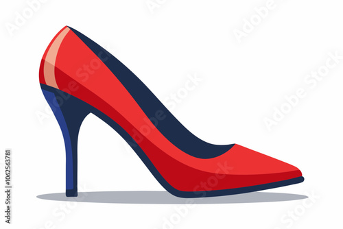  lady shoe isolated on a white background