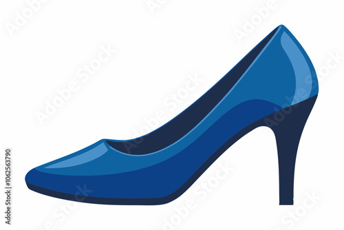  lady shoe isolated on a white background