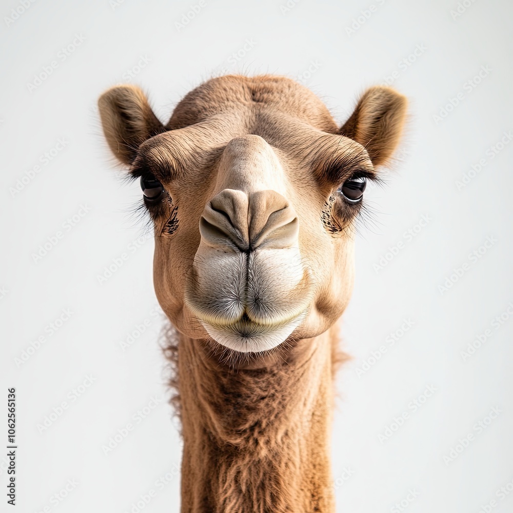 Obraz premium camel isolated on white background
