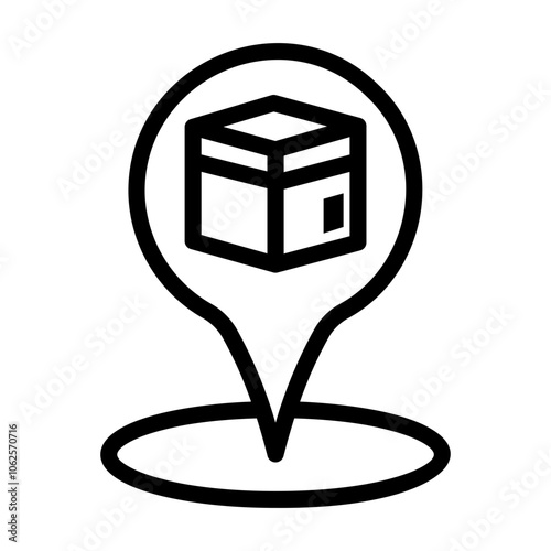 mecca Line Icon