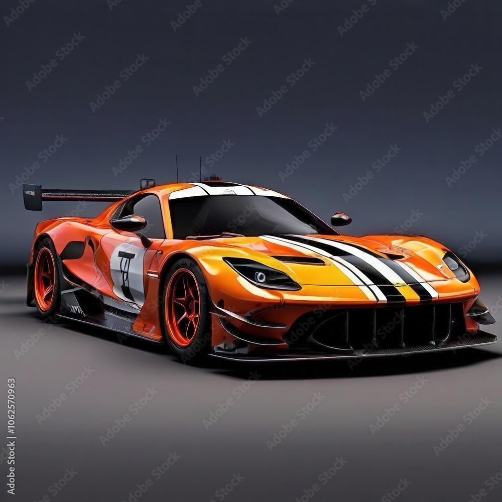 the AI Image Generator, a Sports Car Racing the AI Image Generator, a Sports Car Racing