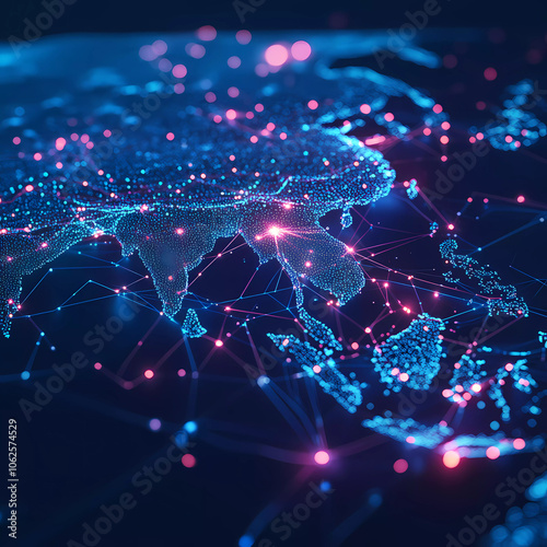  ASEAN Population Growth Digital map  Generative AI