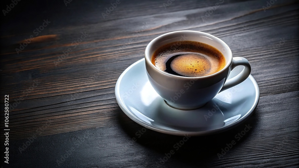 Fototapeta premium Wide-angle cup of coffee with a selection of espresso beverages