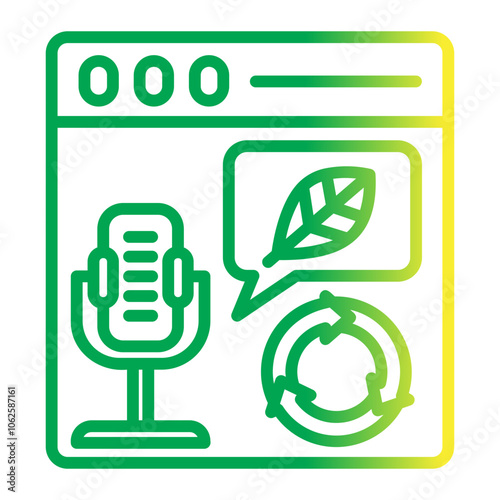 ecological content icon