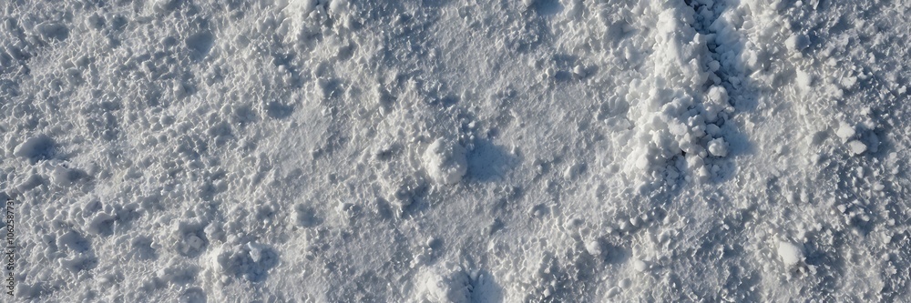 Natural snow texture top view. surface of the snow crust. Snowy ground. Winter background with snow patterns, banner template Merry Christmas and Happy New Year Natural snow texture top view. surface of the snow crust. Snowy ground. Winter background with snow patterns, banner template Merry Christmas and Happy New Year