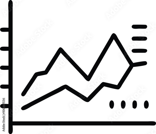 grafico economia, istogrammi, statistiche icon.