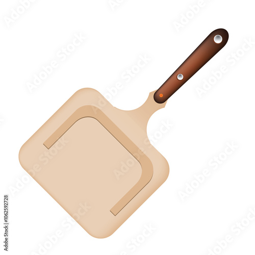 Wooden pizza shovel