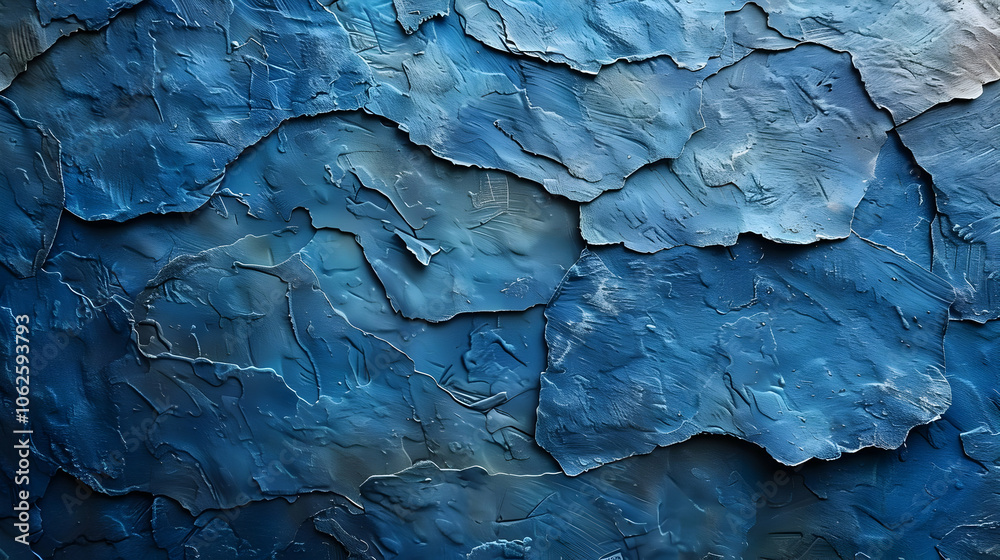 Fototapeta premium Abstract Blue Texture Background Illustration