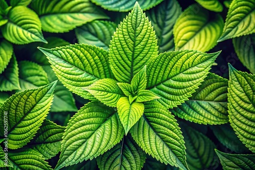 Lush Wild Plant Leaves - Nature Photography