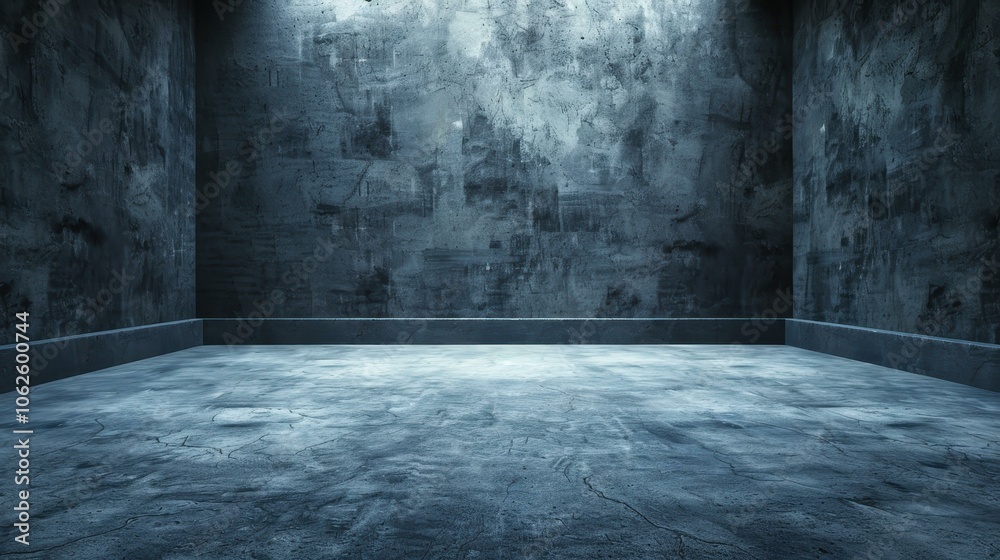 A vast concrete shelter enveloped in shadows, featuring raw walls and a cold floor, perfect for an eerie atmosphere. A vast concrete shelter enveloped in shadows, featuring raw walls and a cold floor, perfect for an eerie atmosphere.