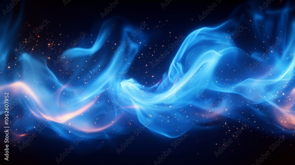 A Mystical Dance of Light and Color in the Night Sky A Mystical Dance of Light and Color in the Night Sky