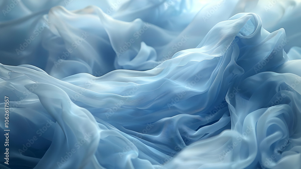 Obraz premium Abstract Blue Fabric Texture Background