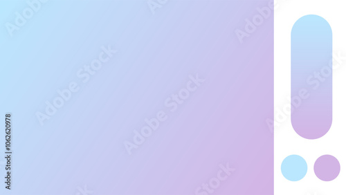 Baby Blue and Lilac gradient background with light blurred pattern. Abstract illustration with gradient blur design. Blurred colored abstract background. Colorful gradient. Vector illustration
