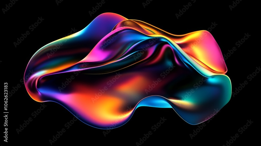 Abstract Colorful Gradient Flowing Shapes Design Abstract Colorful Gradient Flowing Shapes Design
