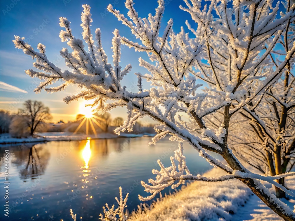 Winter Morning Frost on Branches, Stunning Candid Photography of Nature's Beauty, Crisp Air, Icy Landscape, Serene Scenery, Winter Wonderland, Ice Crystals, Natural Art Winter Morning Frost on Branches, Stunning Candid Photography of Nature's Beauty, Crisp Air, Icy Landscape, Serene Scenery, Winter Wonderland, Ice Crystals, Natural Art
