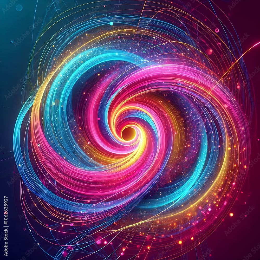 Obraz premium abstract background with stars