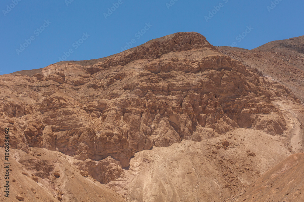 Desert road with geological interest in the commune of Camarones, Arica, northern Chile Desert road with geological interest in the commune of Camarones, Arica, northern Chile