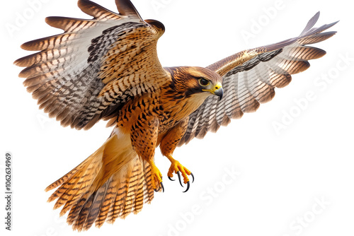 PNG Image of Flaying Falcon bird photo