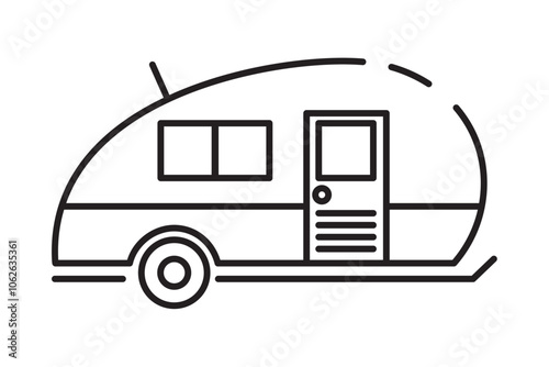 Wallpaper Mural camper car transport Torontodigital.ca