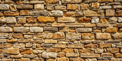 Close-up of a weathered stone wall with a rough, natural texture , rustic, stone, wall, texture, close-up, weathered