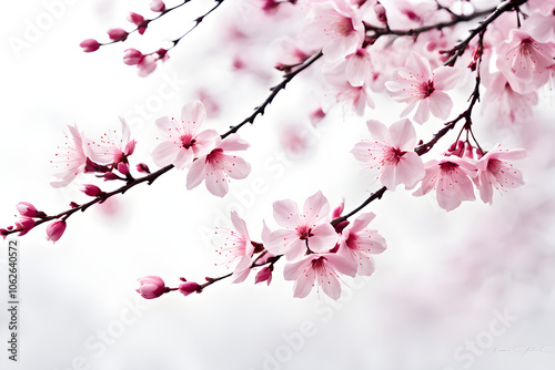 pink cherry blossom, cherry blossom in spring