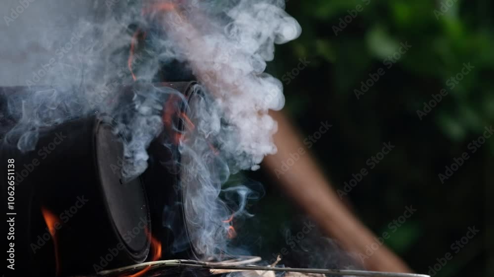 Make Char Cloth , Char Material for Easy Fire Starting Make Char Cloth , Char Material for Easy Fire Starting