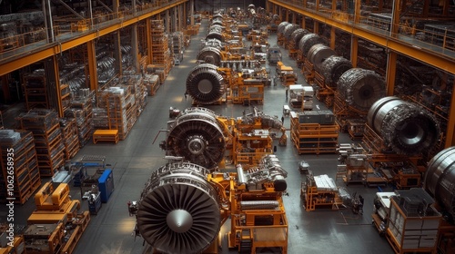 Jet Engine Manufacturing Facility