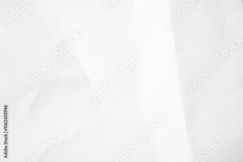 White Paper Texture background. Crumpled white paper abstract shape background with space paper for text