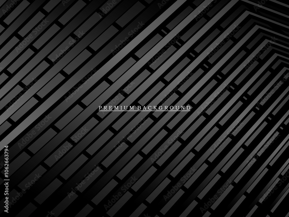 Grey line on black. Minimal design. Cover design template, business flyer layout, wallpaper. Grey line on black. Minimal design. Cover design template, business flyer layout, wallpaper.
