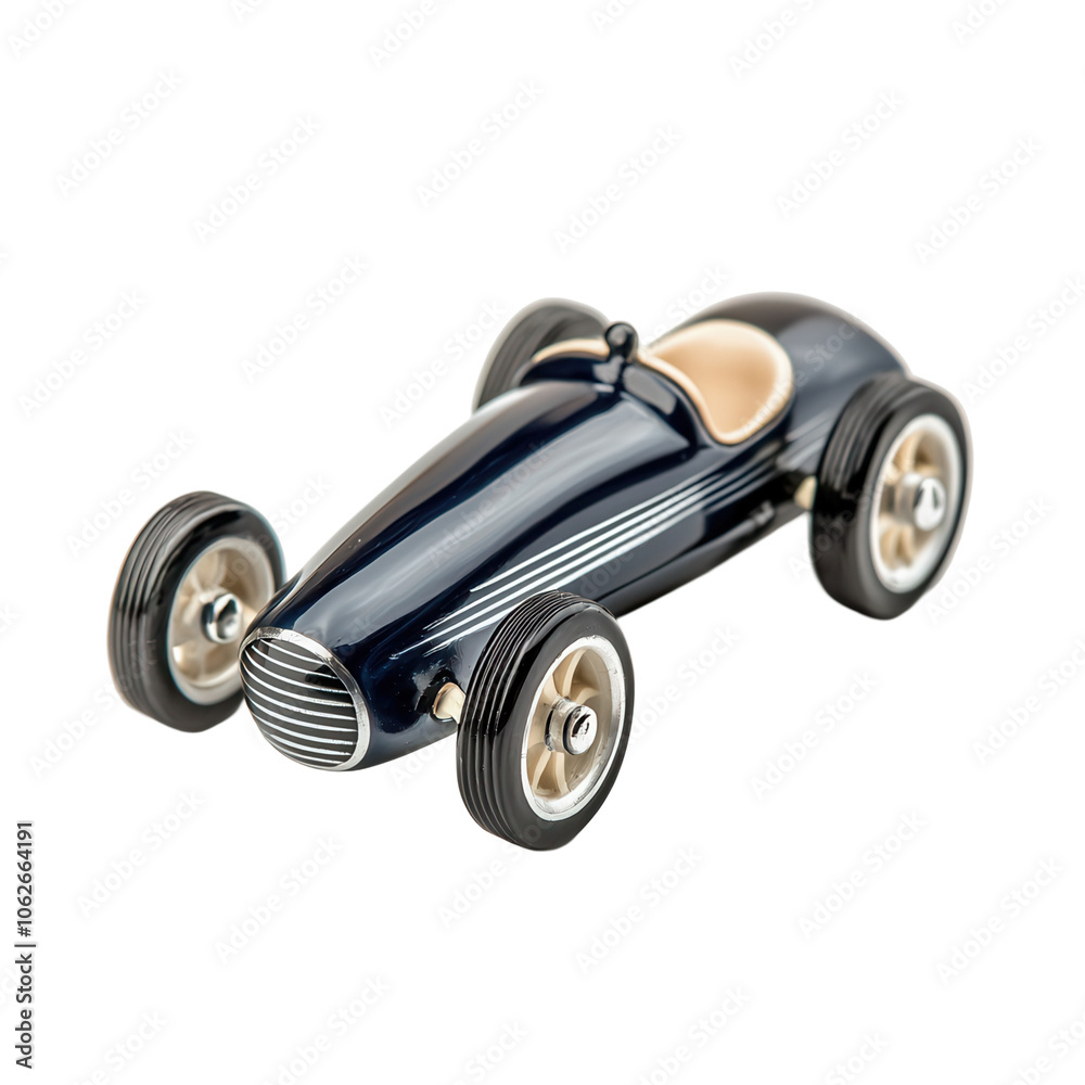 Classic toy racing car model on a white isolated background. transparent background Classic toy racing car model on a white isolated background. transparent background