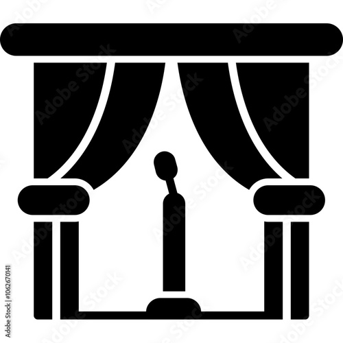 Принти на полотні Stage Icon