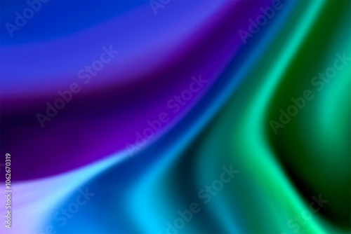 Vibrant abstract background with swirling blue, green, and purple colors