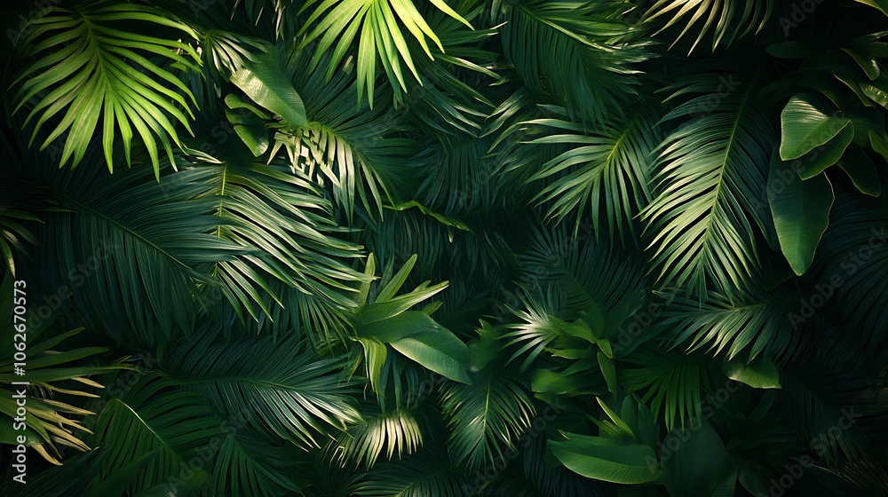 A seamless tropical palm leaf carpet pattern, with rich shades of green and dark shadows, capturing the dense foliage and layered effect, high texture detail, immersive and lively, A seamless tropical palm leaf carpet pattern, with rich shades of green and dark shadows, capturing the dense foliage and layered effect, high texture detail, immersive and lively,
