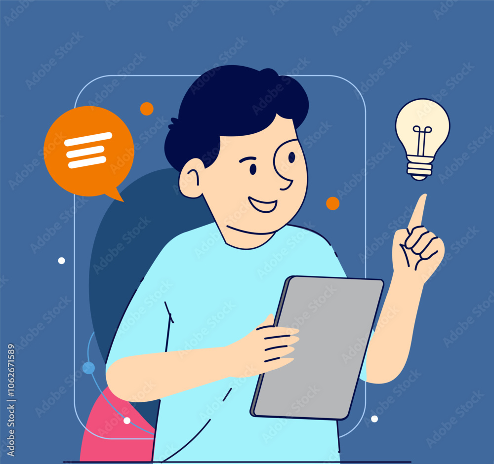 Digital marketing concept illustrations. Modern flat design illustration of Data Analysis
