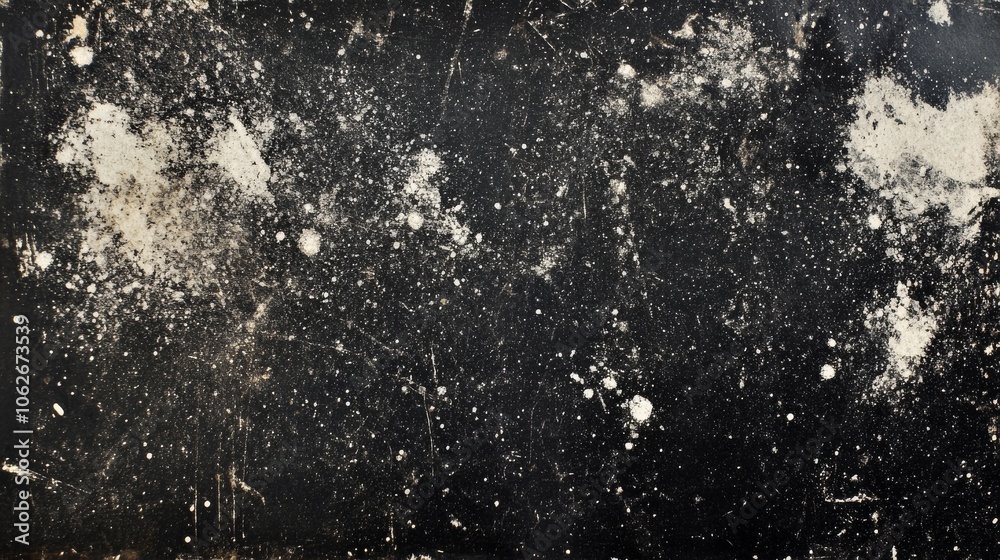 Obraz premium Abstract grunge background with scratches and dust on a black and white.