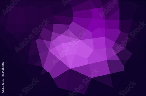 Abstract purple geometric background with gradient effect.