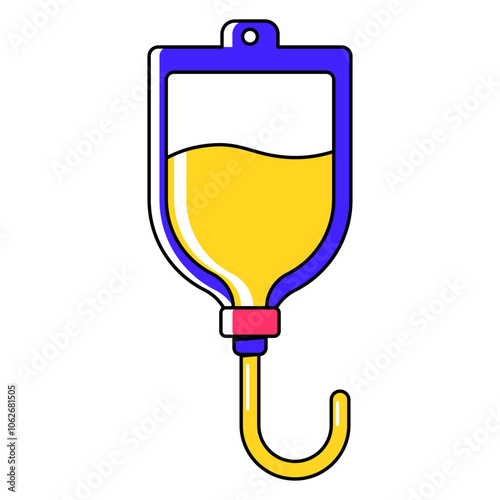 Infusion bag Illustration