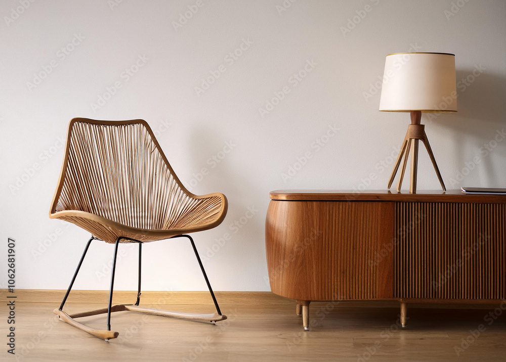 minimalist furniture vignette in a modern space with simple chair and sleek credenza sideboard and table lamp interior design inspiration minimalist furniture vignette in a modern space with simple chair and sleek credenza sideboard and table lamp interior design inspiration
