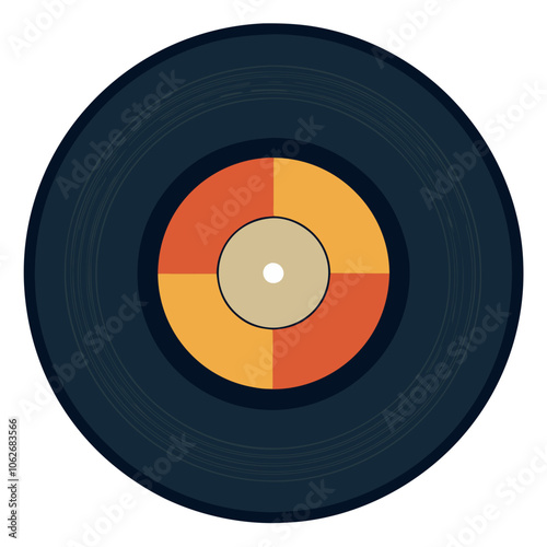 vinyl record no background