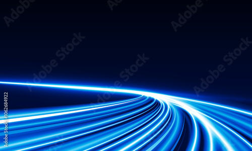 Abstract speed Business Start up launching product with Electric car and city concept Hitech communication concept innovation background,  vector design