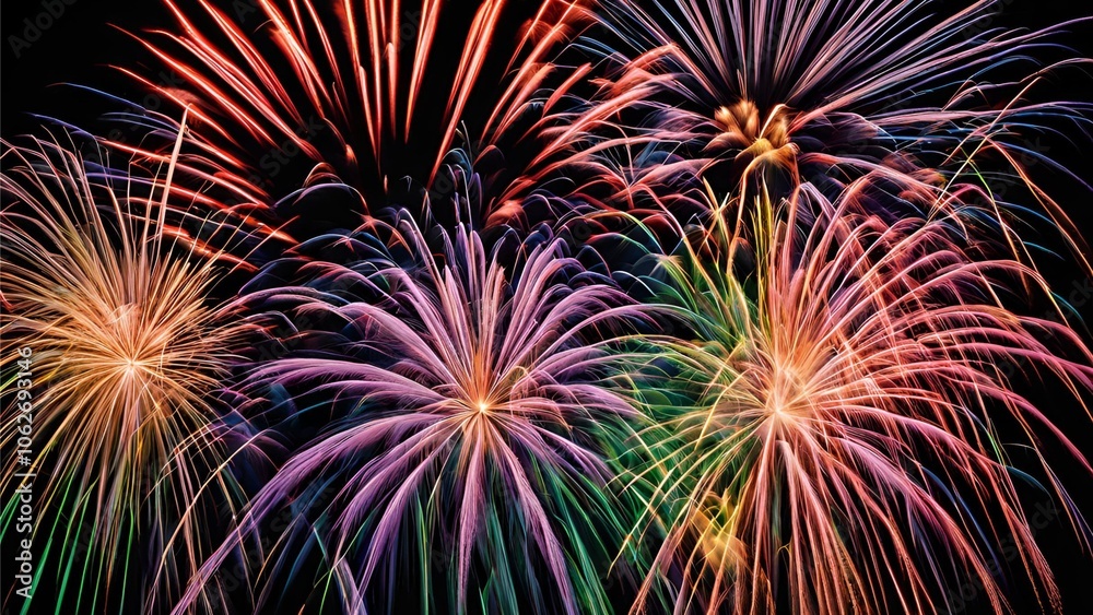 Fireworks images on dark activity are usually high. Fireworks images on dark activity are usually high.