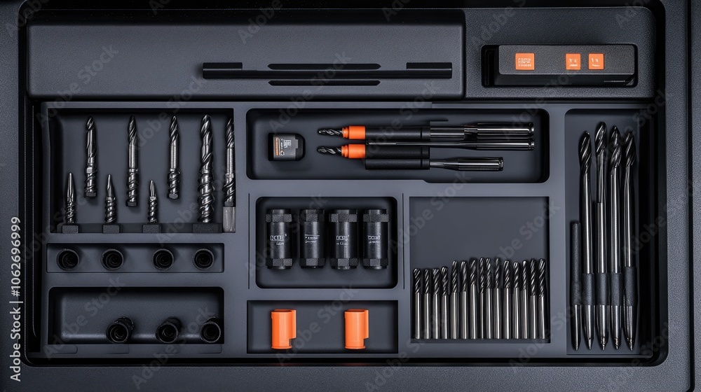 Tool Set in Organized Drawer for DIY Projects Tool Set in Organized Drawer for DIY Projects