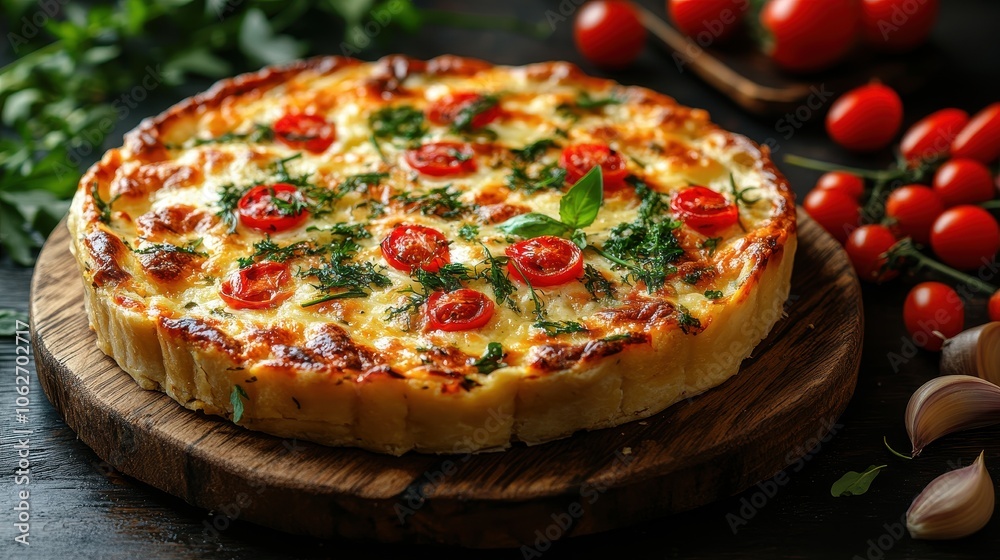 Bulgarian Banitsa with Cheese, Traditional Dish, Rustic Setting, Simple Presentation, Comfort Food Delight Bulgarian Banitsa with Cheese, Traditional Dish, Rustic Setting, Simple Presentation, Comfort Food Delight