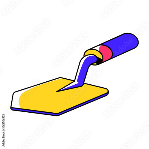 Trowel Tool Illustration