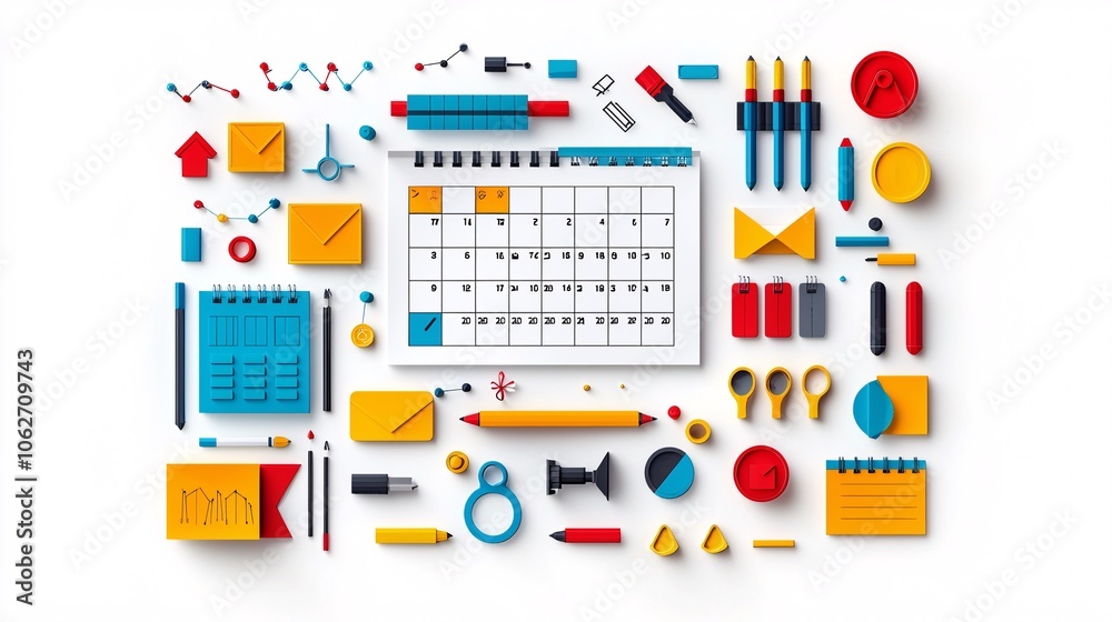 Obraz premium Enhance your content marketing strategy with a double-exposure vector illustration using creative design tools